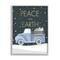 Stupell Industries Peace On Earth Snowy Truck Framed Giclee Art